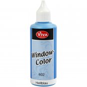 Fönsterfärg, Ljusblå, 80 ml, 1 Flaska