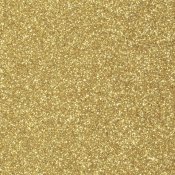 Dekorgummi 20x30cm, Guld glitter