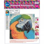 Diamond painting - papegoja 20x20cm