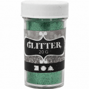 Glitter 1 Burk, 20 G, Grön