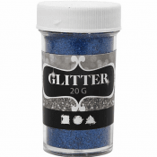Glitter 1 Burk, 20 G, Blå