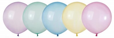 Latexballonger - Rainbow Crystal Assorted 48 cm 10-pack