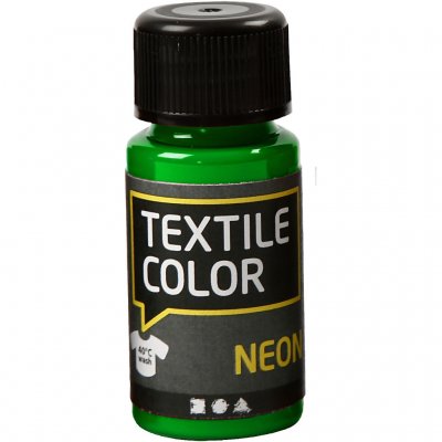 Textile Color textilfärg, neongrön, 50ml