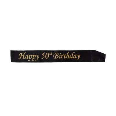 Sash 50Th Birthday
