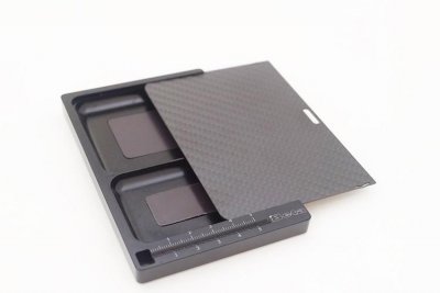 BETA Alloy parts tray with carbon fiber lid